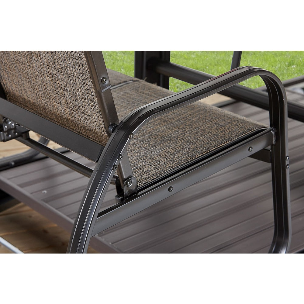 Eco 2-Seater Garden Glider Swing 2 x 9 x 6 ft | Sojag-Delightful Yard