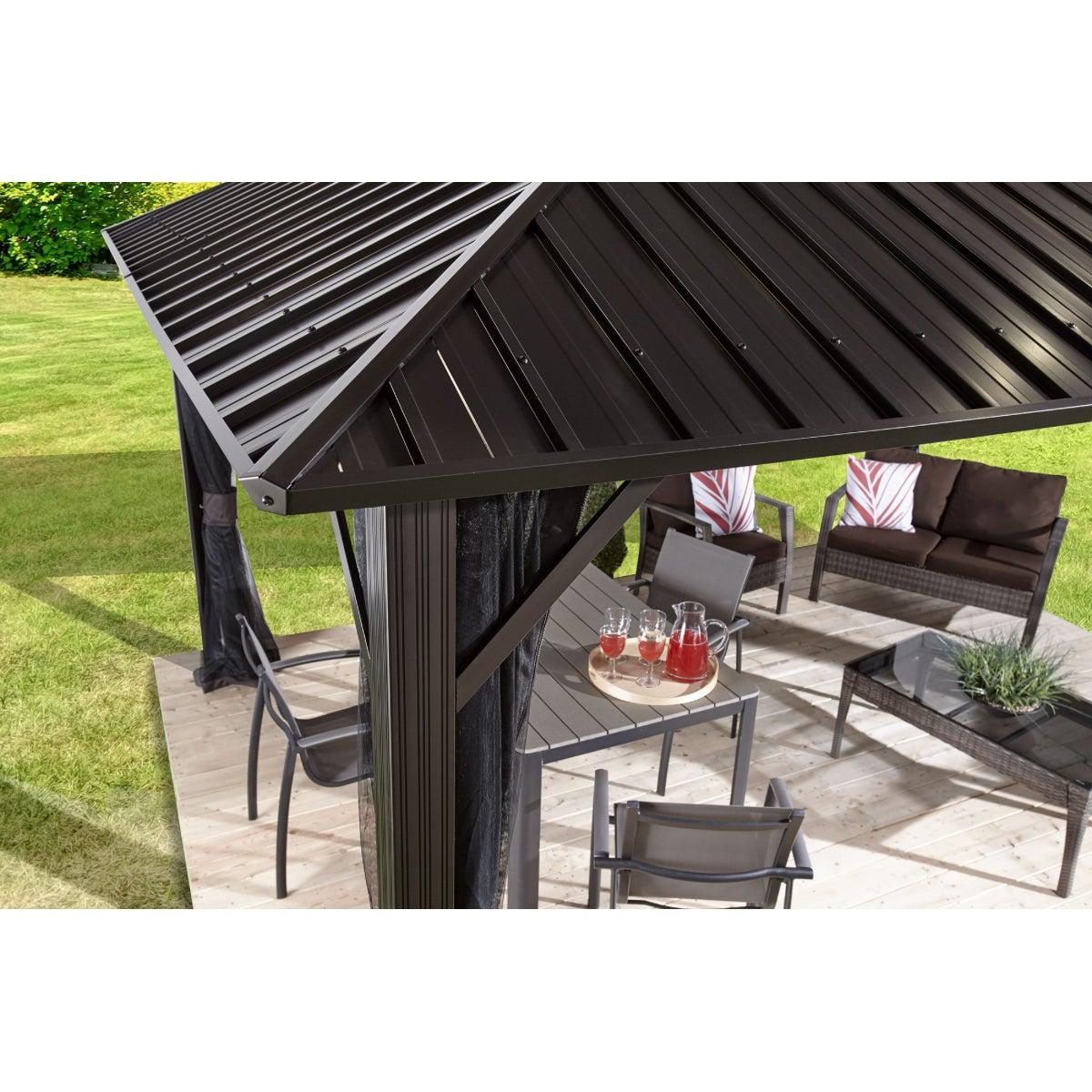 Sojag Genova Gazebo 10 x 10 ft - Delightful Yard