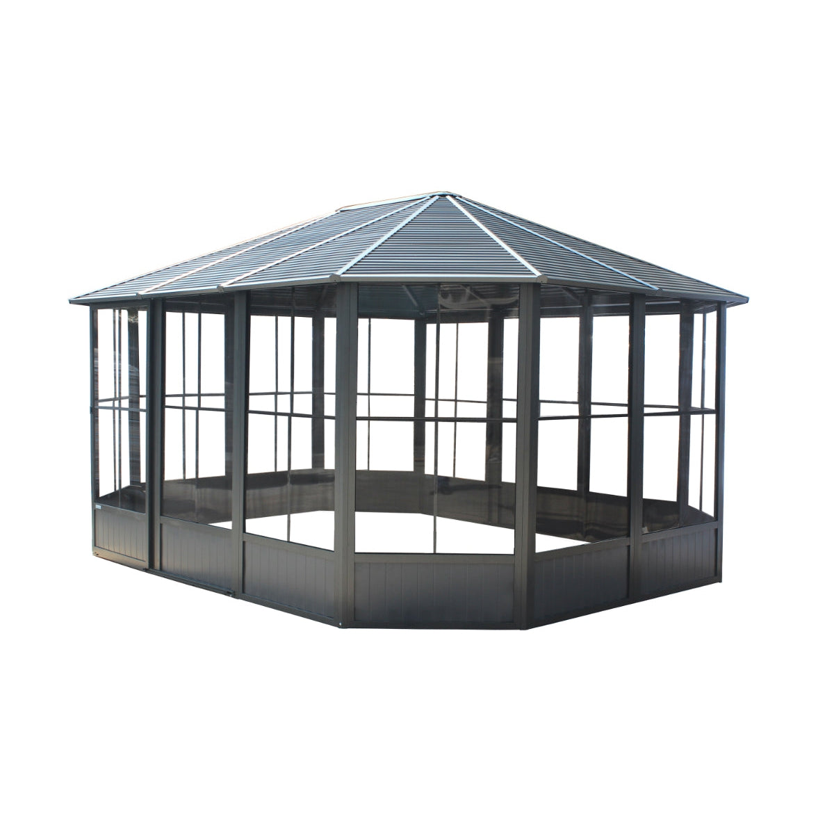 Korado Aluminum Octagonal Solarium 12 x 15 ft. | Sojag-Delightful Yard