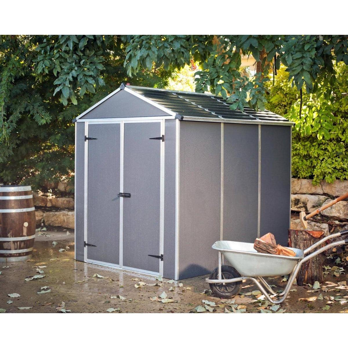 Rubicon Skylight Shed 6 x 8 ft. | Palram-Canopia - Delightful Yard