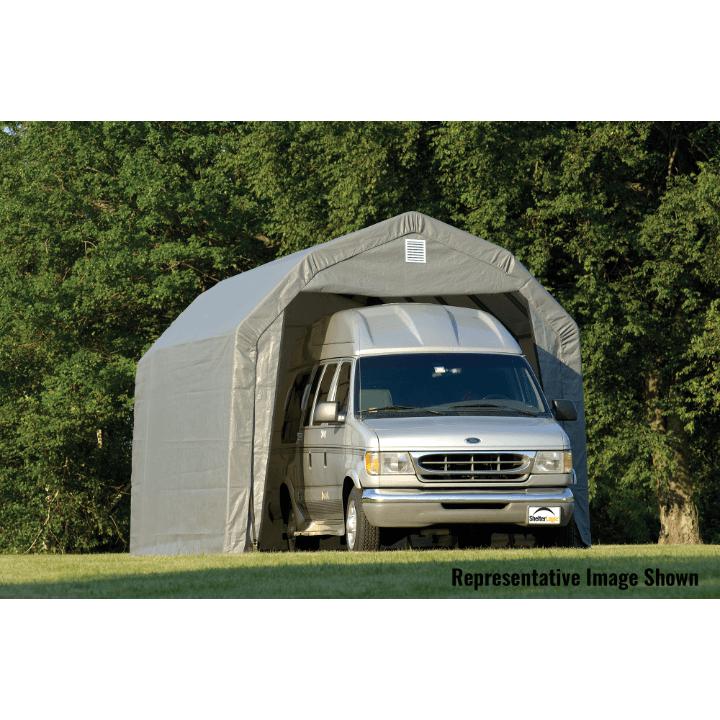 ShelterCoat 12 x 20 x 9 ft. Garage Barn Shelter - Delightful Yard
