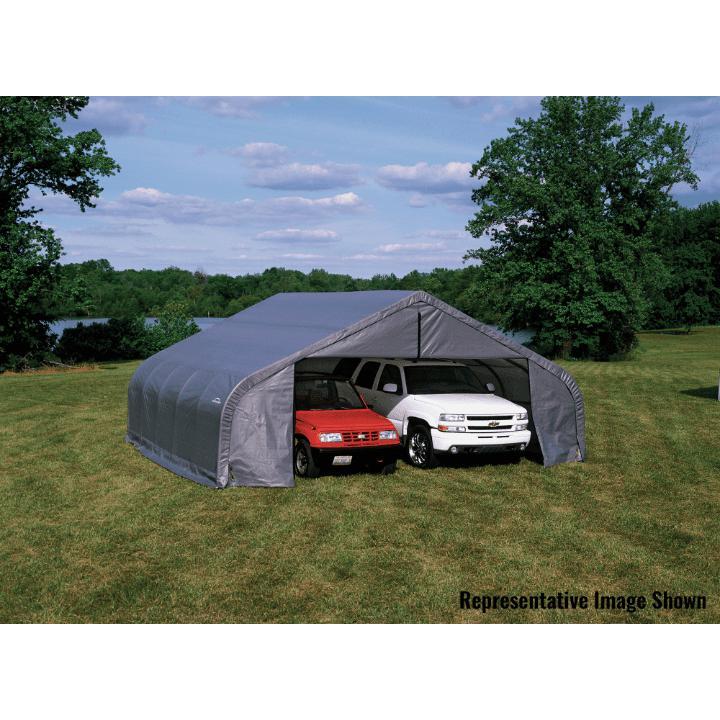 ShelterCoat 22 x 24 x 11 ft. Garage Peak Top - Delightful Yard