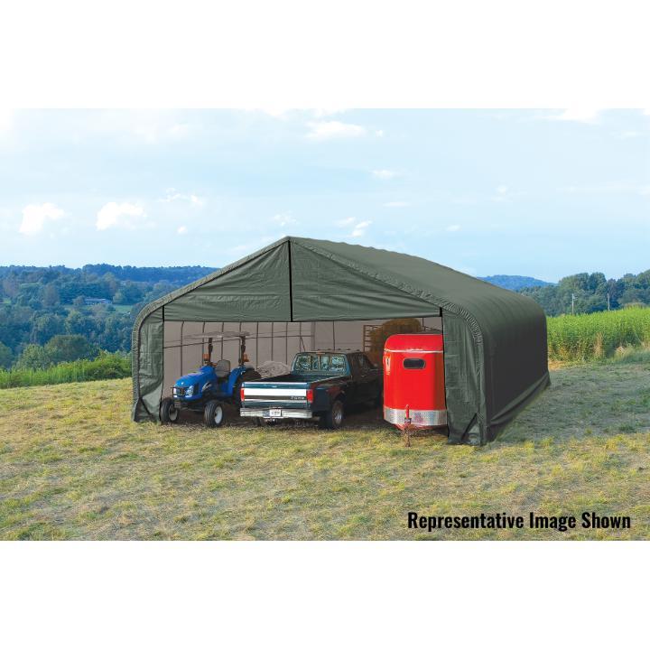 ShelterCoat 28 x 20 x 16 ft. Garage Peak Top - Delightful Yard