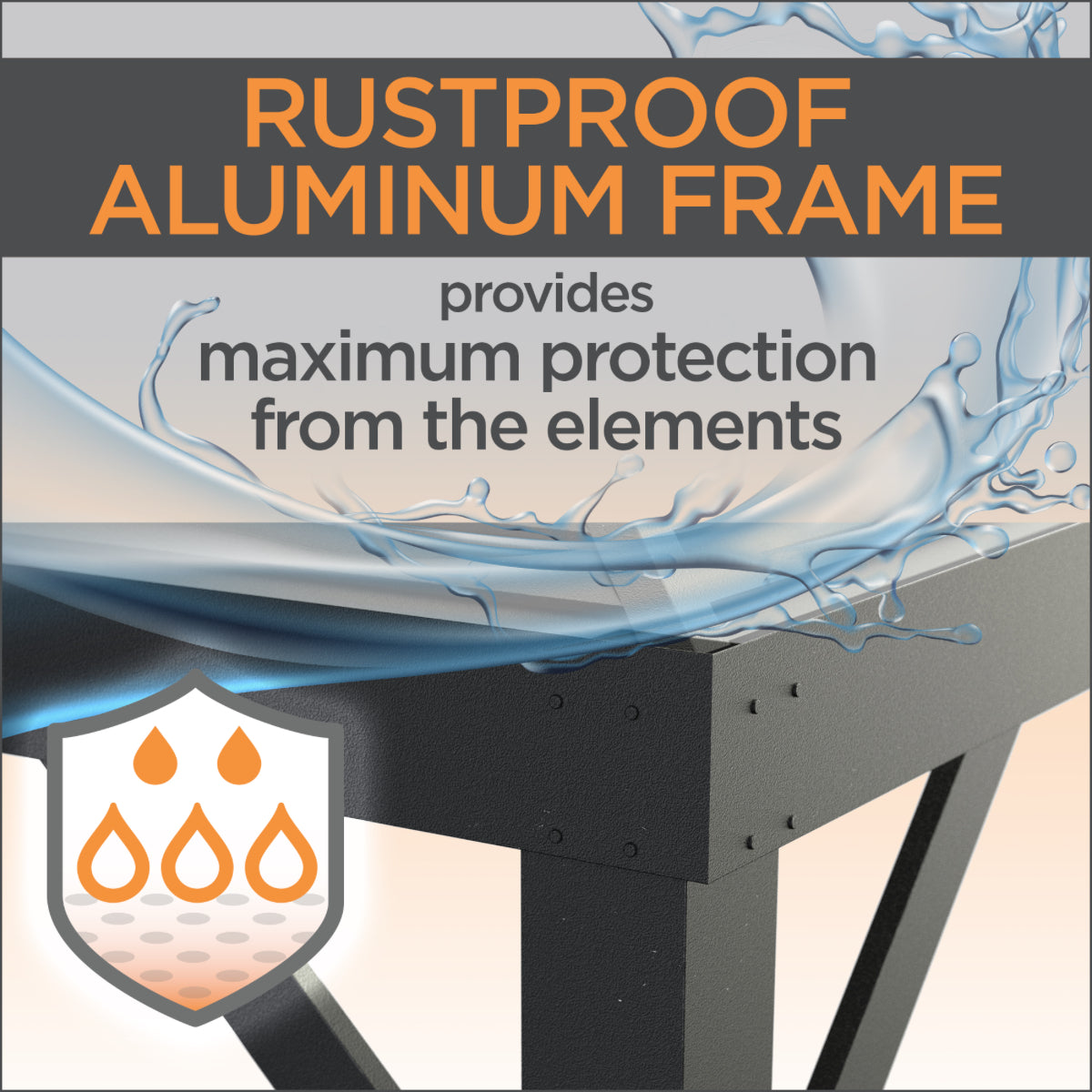 Ventura II Aluminum Double Roof Gazebo 10 x 10 ft | Sojag-Delightful Yard