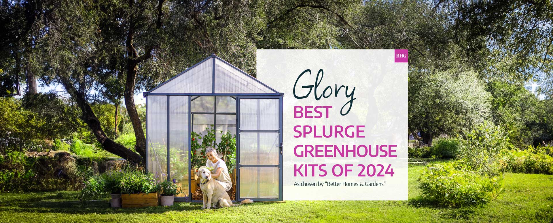 Glory Greenhouse 2024 Better Homes & Gardens Award | Delightful Yard