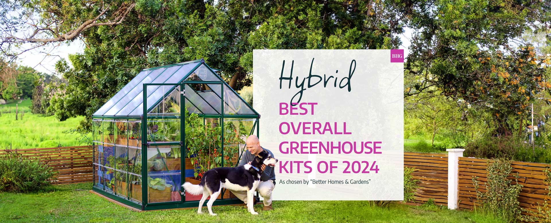 Hybrid Greenhouse 2024 Better Homes & Gardens Award | Delightful Yard