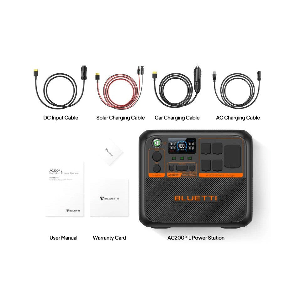 AC200P L Portable Power Station 2304Wh | BLUETTI-Delightful Yard