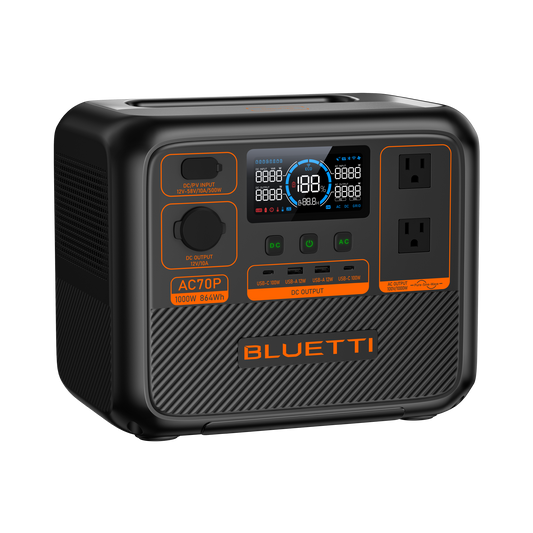 AC70P Portable Power Station 864Wh | BLUETTI-Delightful Yard