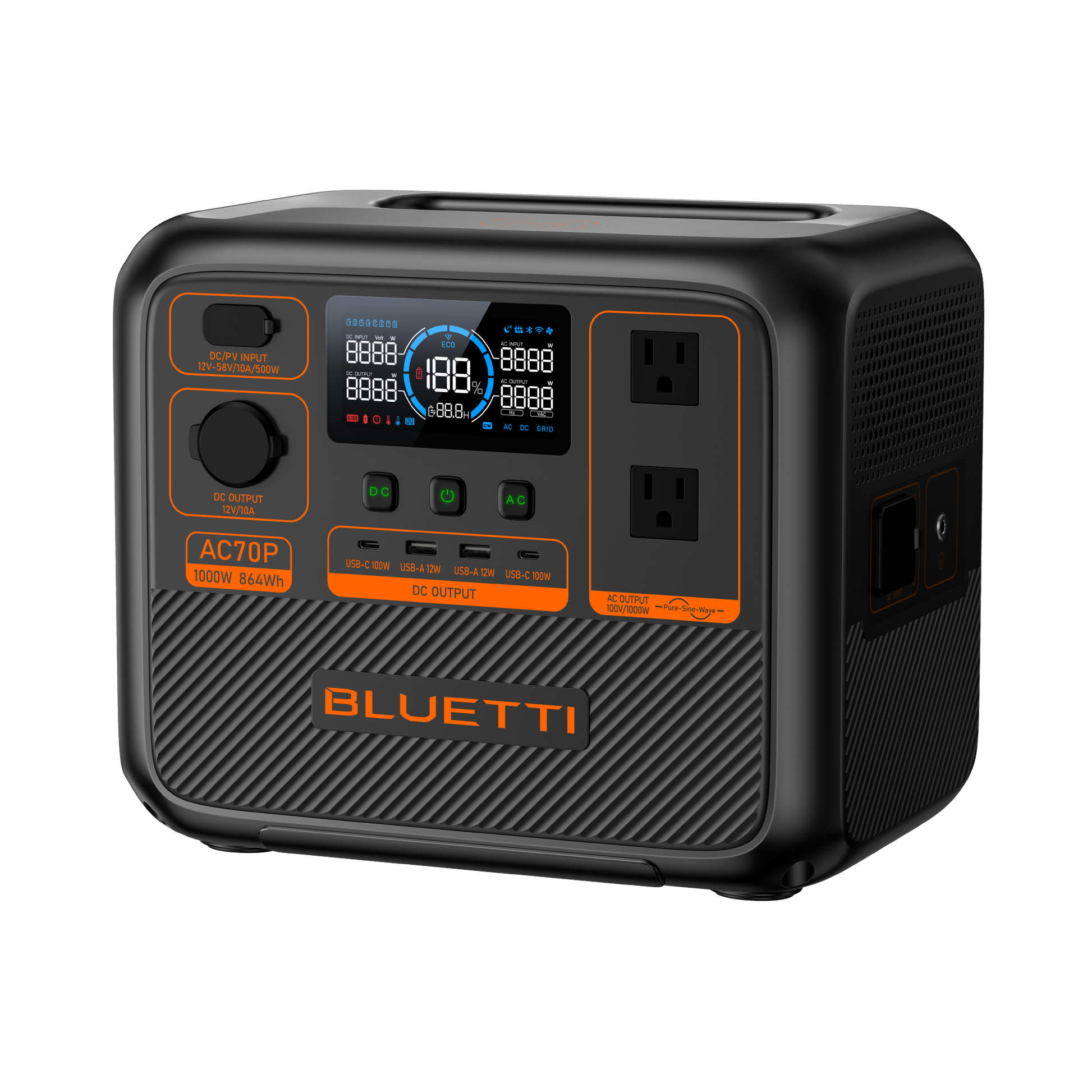 AC70P Portable Power Station 864Wh | BLUETTI-Delightful Yard