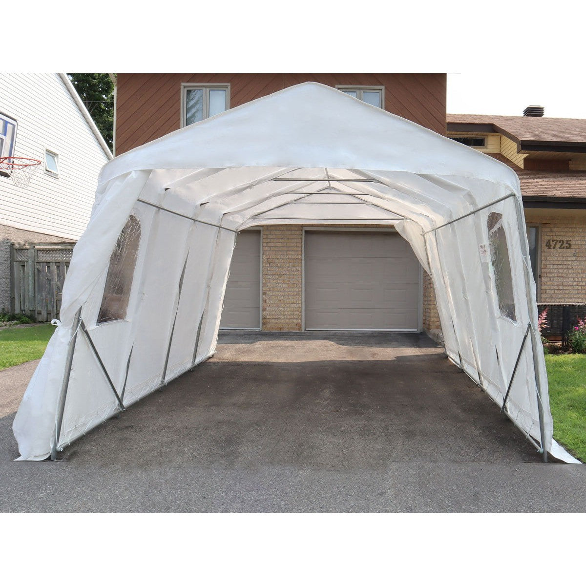 All Season Car Shelter 11 x 16 ft. | Gazebo PenGuin-Delightful Yard