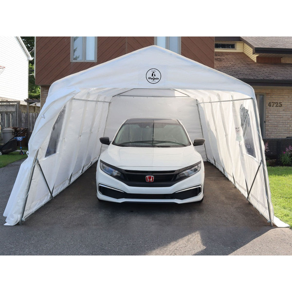 All Season Car Shelter 11 x 20 ft. | Gazebo PenGuin-Delightful Yard