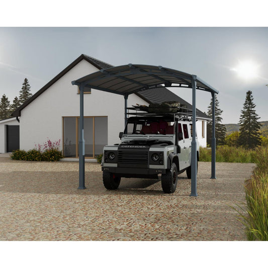 Alpine Aluminum RV Carport 12 x 14 x 10 ft. | Palram-Canopia-Delightful Yard