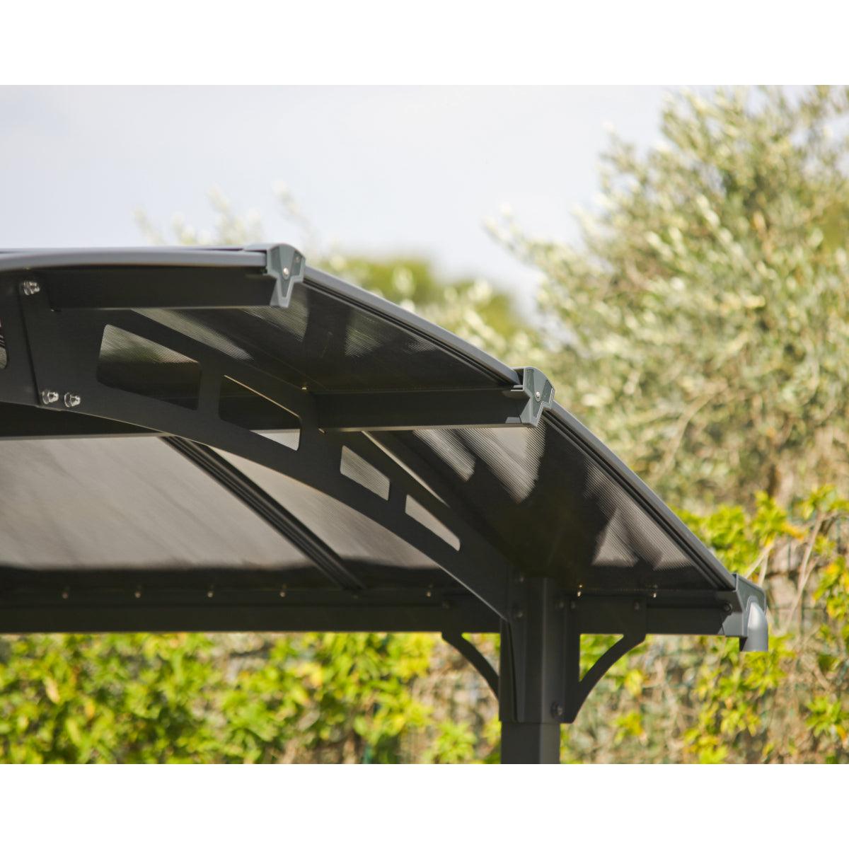 Alpine Aluminum RV Carport 12 x 42 x 10 ft. | Palram-Canopia-Delightful Yard