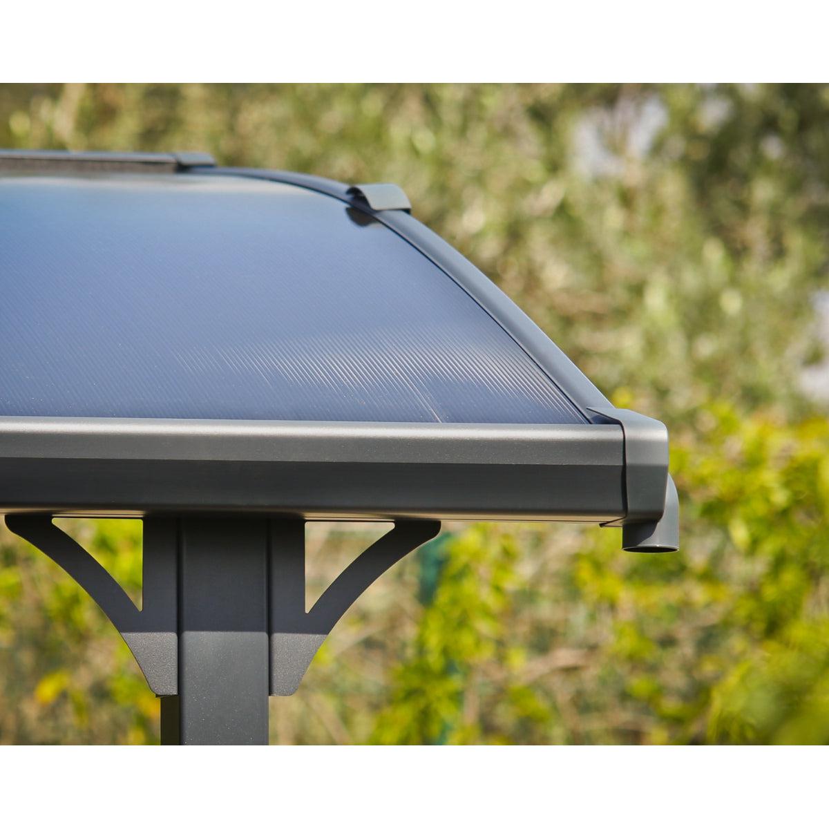Alpine Aluminum RV Carport 12 x 42 x 10 ft. | Palram-Canopia-Delightful Yard