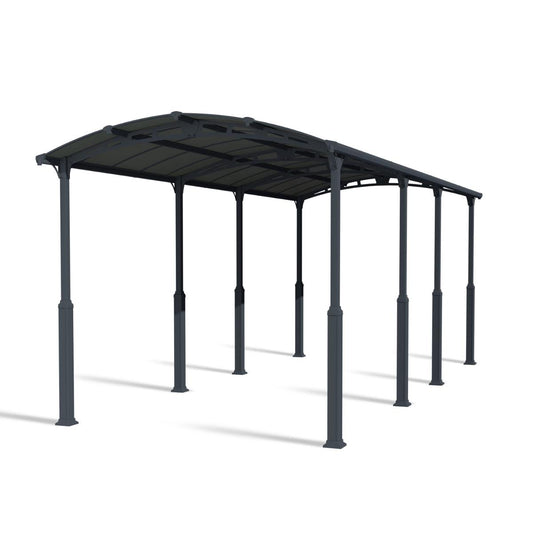 Alpine Aluminum RV Carport 12 x 28 x 10 ft. | Palram-Canopia-Delightful Yard