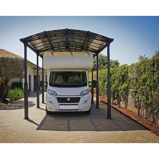 Arcadia 8500 Alpine Carport 12 x 28 x 11.6 ft. | Palram-Canopia - Delightful Yard