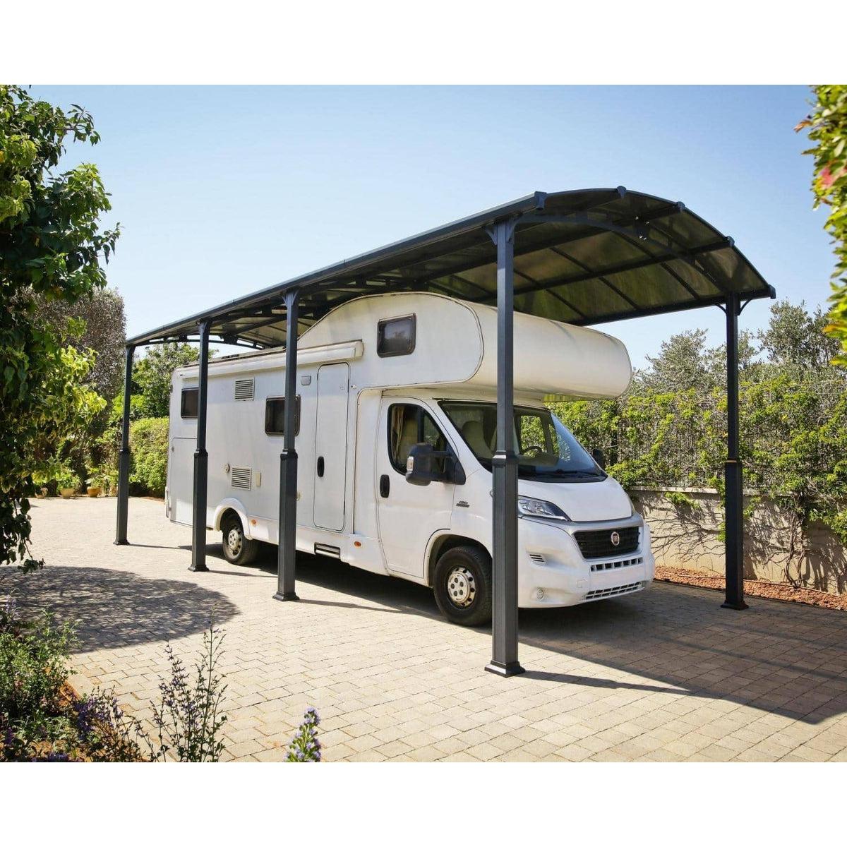 Arcadia 8500 Alpine Carport 12 x 28 x 11.6 ft. | Palram-Canopia - Delightful Yard