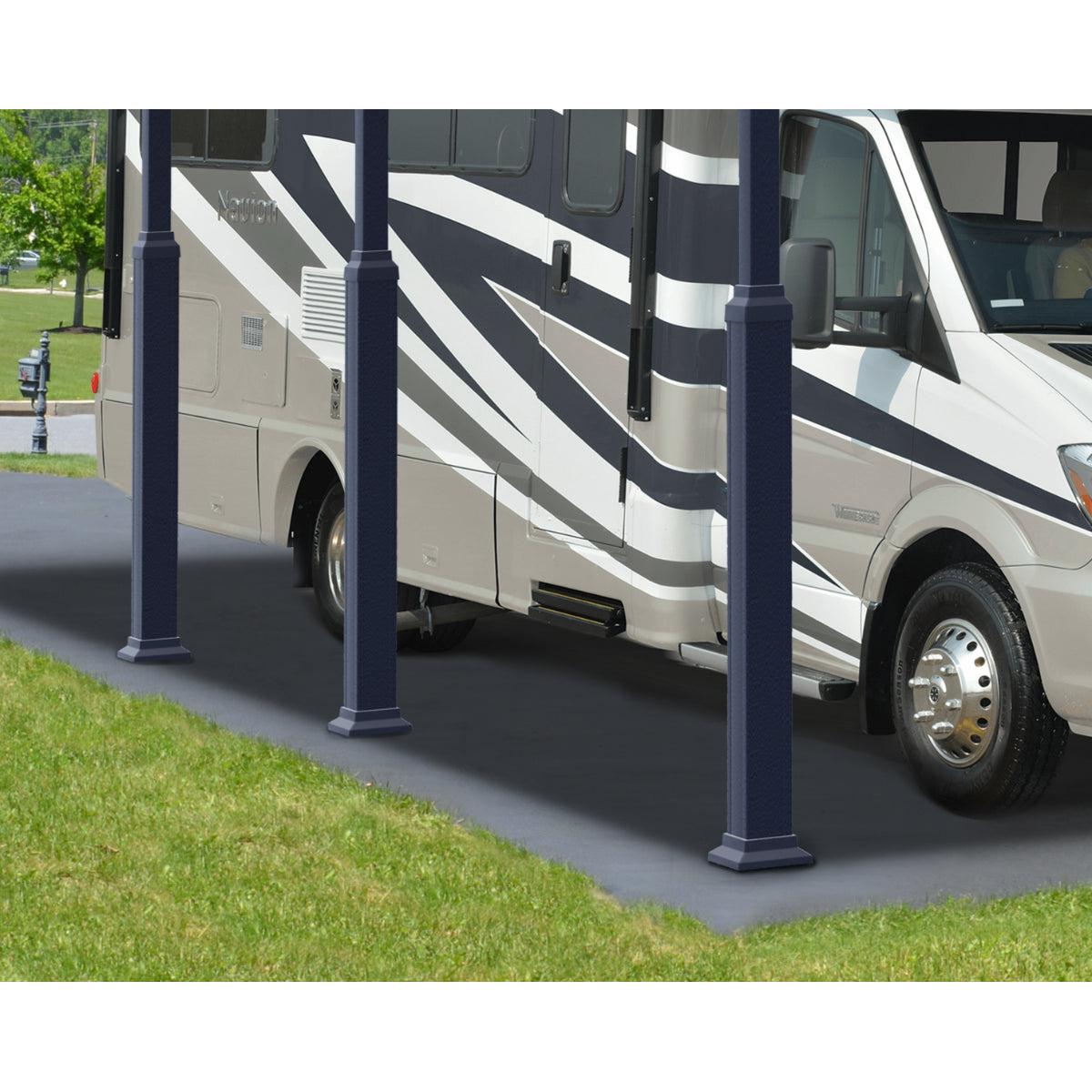 Alpine Aluminum RV Carport 12 x 42 x 10 ft. | Palram-Canopia-Delightful Yard