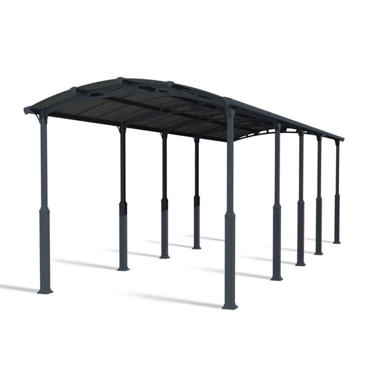 Alpine Aluminum RV Carport 12 x 35 x 10 ft. | Palram-Canopia-Delightful Yard