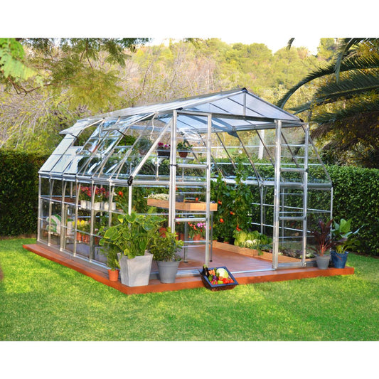 Americana Polycarbonate Greenhouse 12 x 12 ft. | Palram-Canopia-Delightful Yard