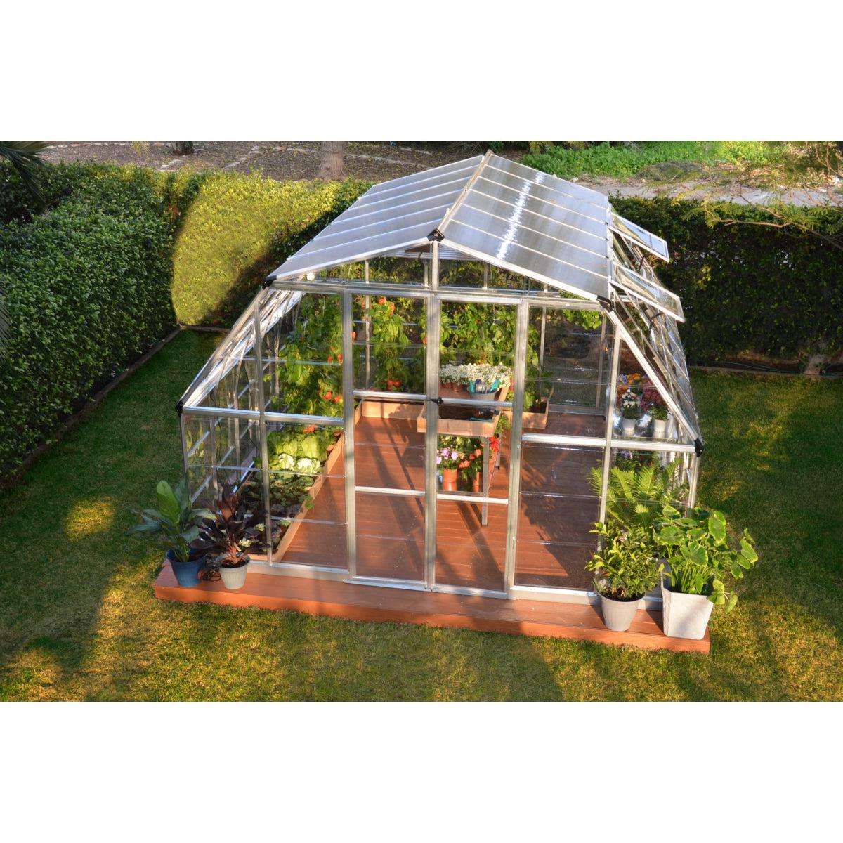 Americana Polycarbonate Greenhouse 12 x 12 ft. | Palram-Canopia-Delightful Yard
