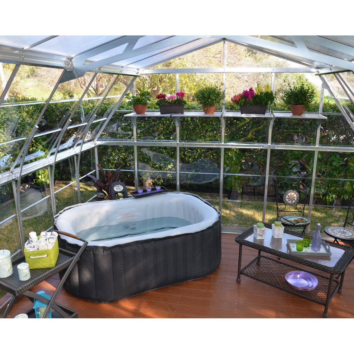 Americana Polycarbonate Greenhouse 12 x 12 ft. | Palram-Canopia-Delightful Yard