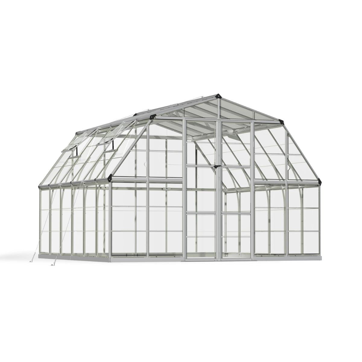 Americana Polycarbonate Greenhouse 12 x 12 ft. | Palram-Canopia-Delightful Yard