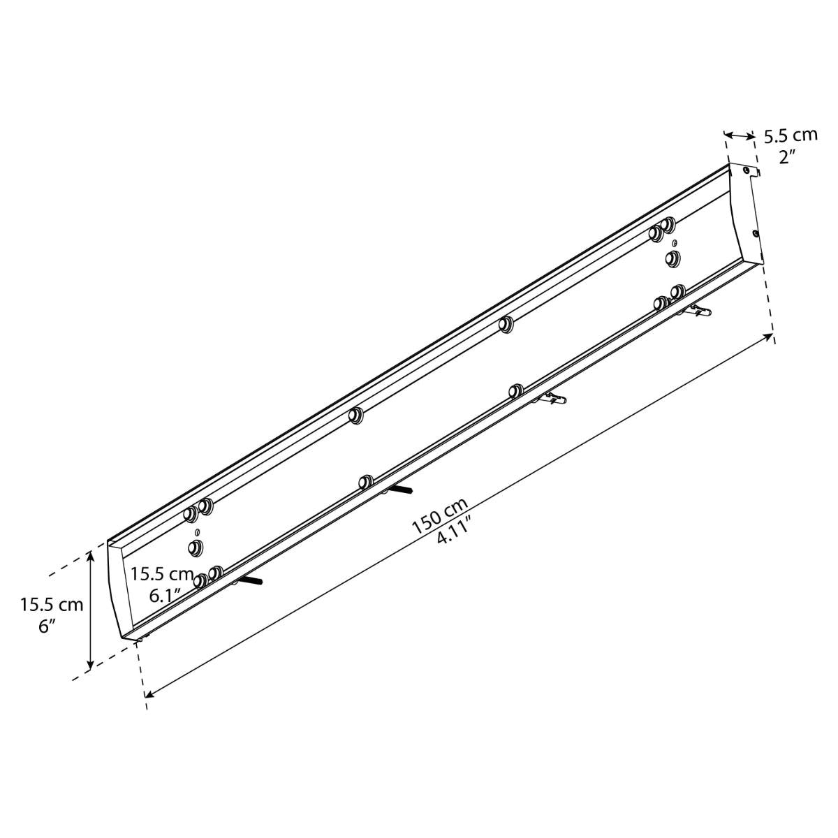 Aquila/Altair/Nancy 1500 Door Awning Vinyl Siding Mounting Kit | Palram-Canopia-Delightful Yard