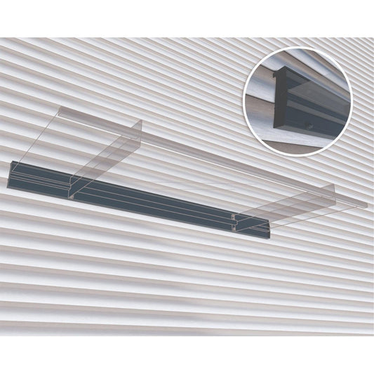 Aquila/Nancy 2050 Door Awning Vinyl Siding Mounting Kit | Palram-Canopia-Delightful Yard