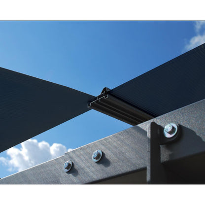 Alpine Aluminum RV Carport 12 x 42 x 10 ft. | Palram-Canopia-Delightful Yard