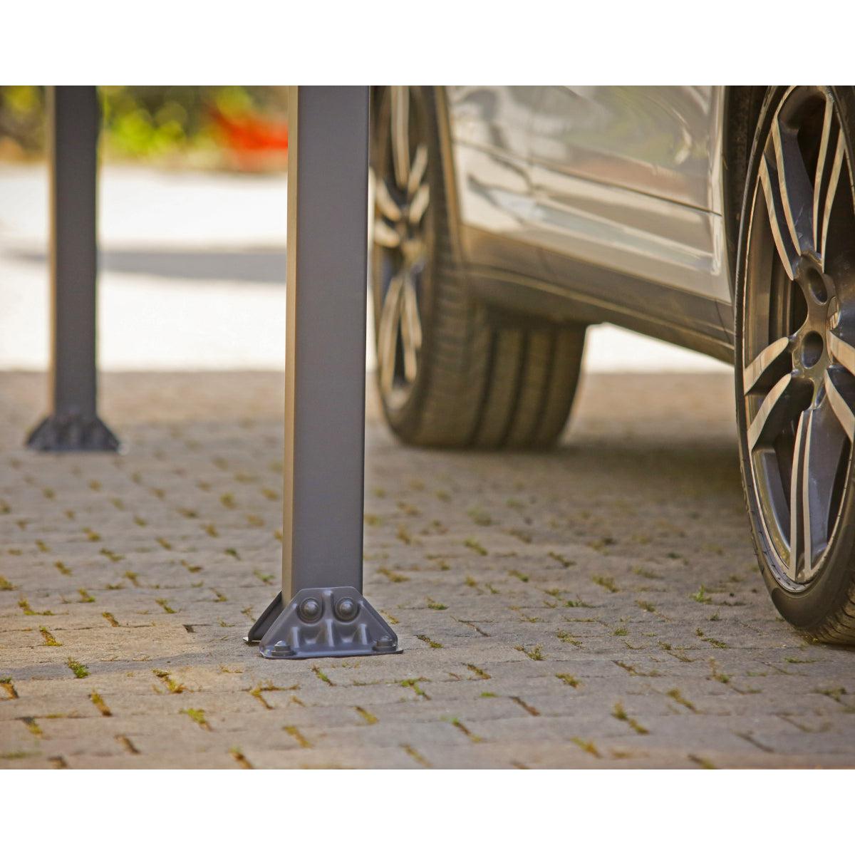 Arcadia Aluminum Carport 12 x 42 x 7 ft. | Palram-Canopia-Delightful Yard