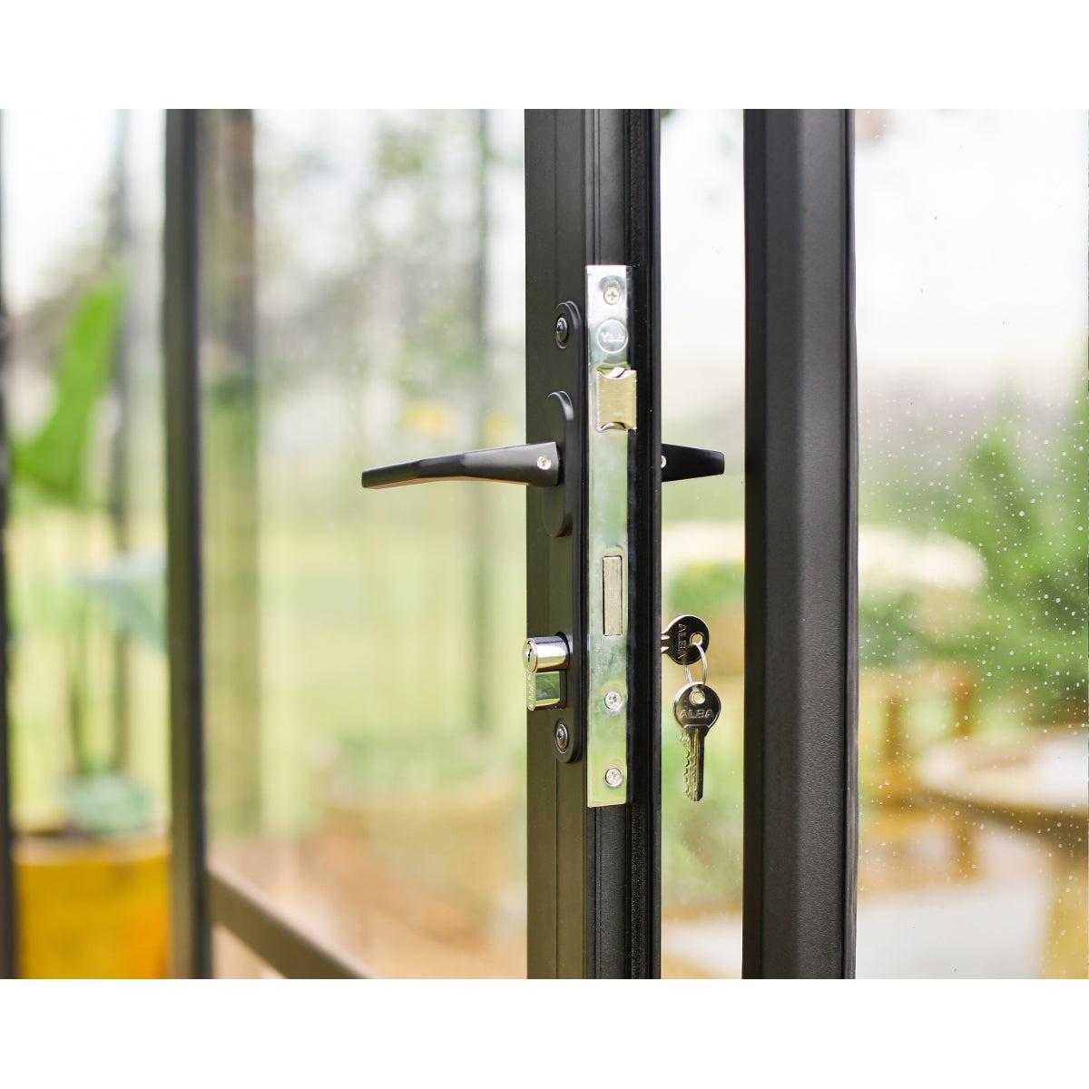 Aria Premium Polycarbonate Greenhouse 10 x 20 ft. Black | Palram-Canopia-Delightful Yard