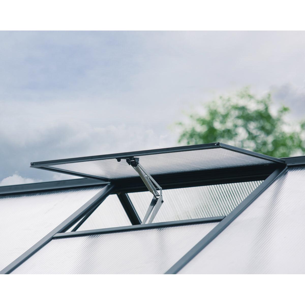 Aria Premium Polycarbonate Greenhouse 10 x 20 ft. Black | Palram-Canopia-Delightful Yard