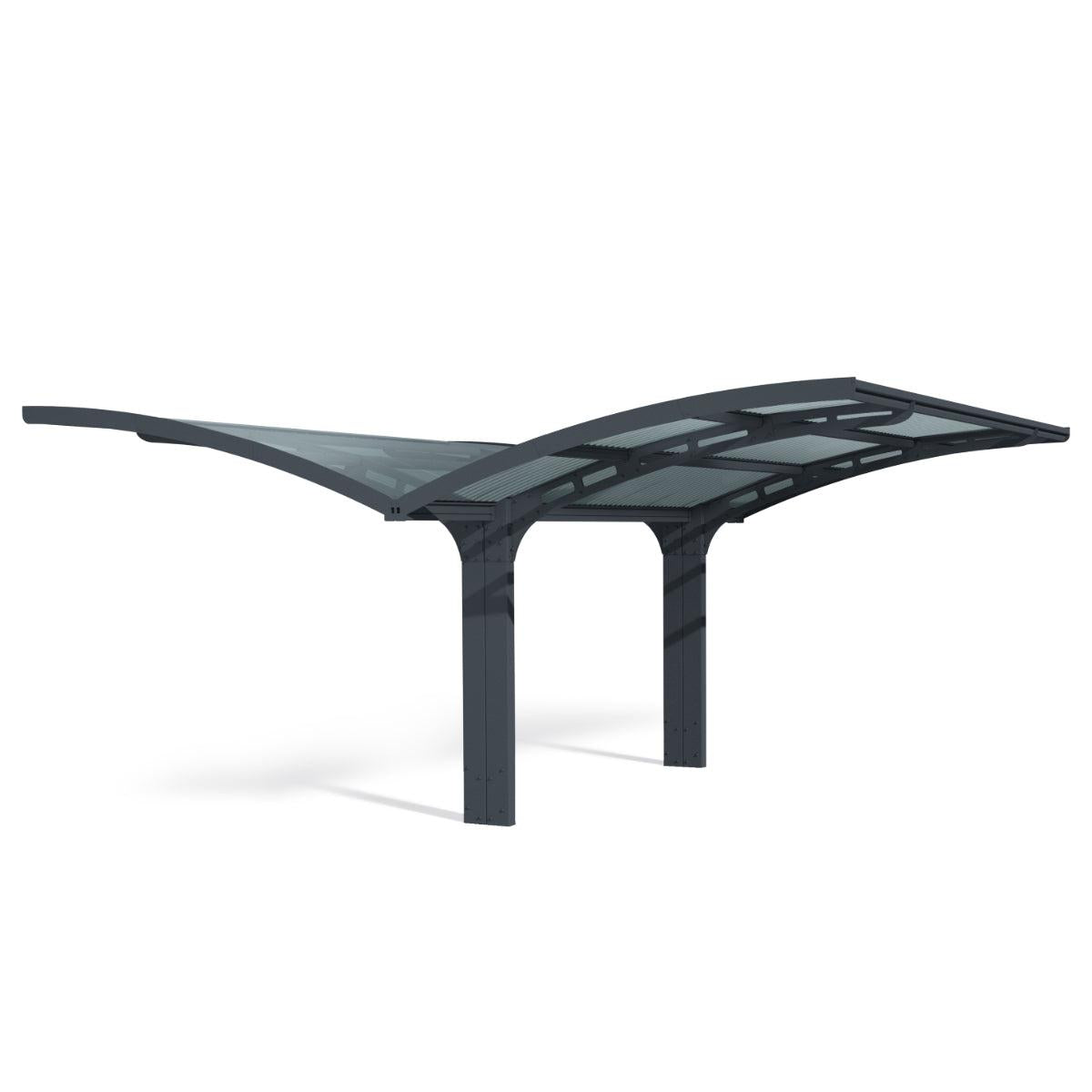 Arizona Wave Aluminum Carport 10 x 16 x 9 ft. | Palram-Canopia-Delightful Yard