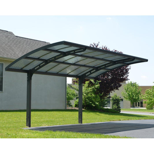 Arizona Wave Aluminum Carport 10 x 16 x 9 ft. | Palram-Canopia-Delightful Yard