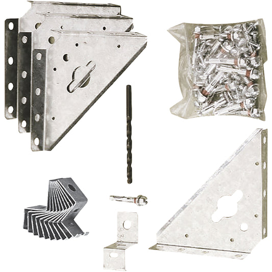 Arrow Concrete Anchor Kit (Clips & Shields)-Delightful Yard