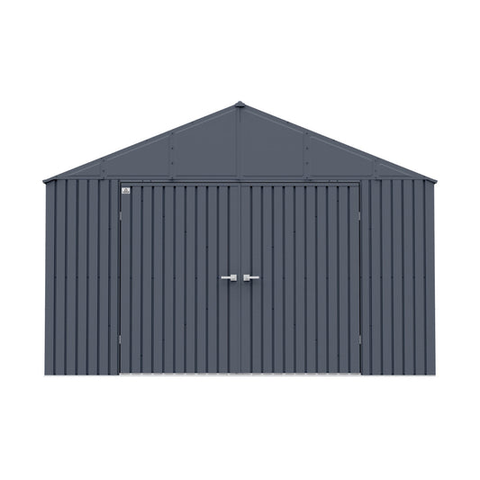 Arrow Elite Steel Storage Shed 12 x 12 ft.-Delightful Yard