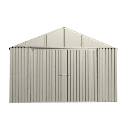 Arrow Elite Steel Storage Shed 12 x 14 ft.-Delightful Yard