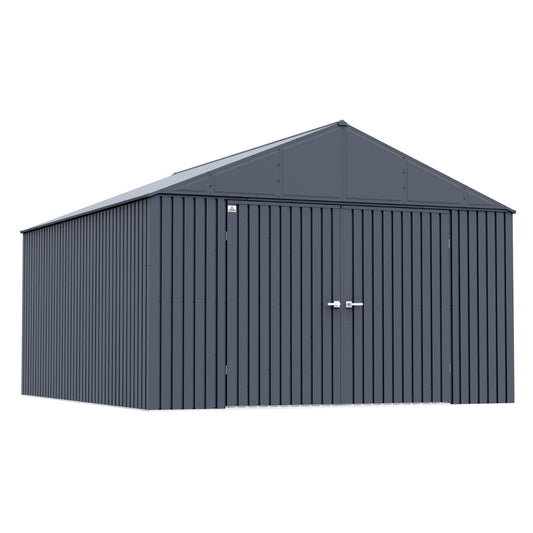 Arrow Elite Steel Storage Shed 12 x 14 ft.-Delightful Yard