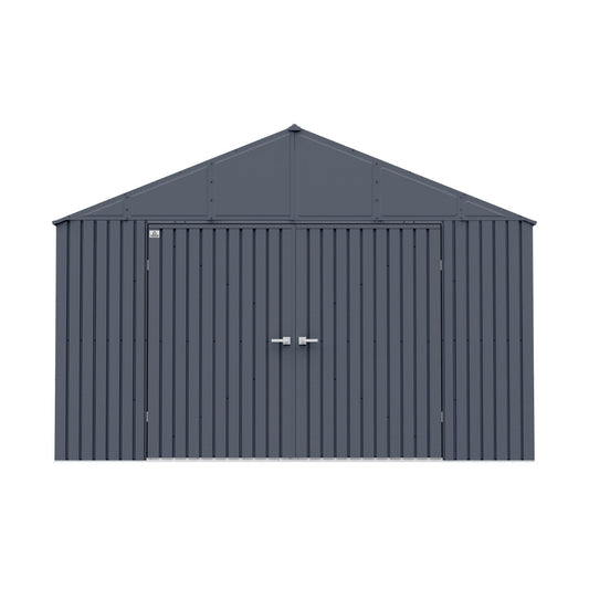Arrow Elite Steel Storage Shed 12 x 16 ft.-Delightful Yard