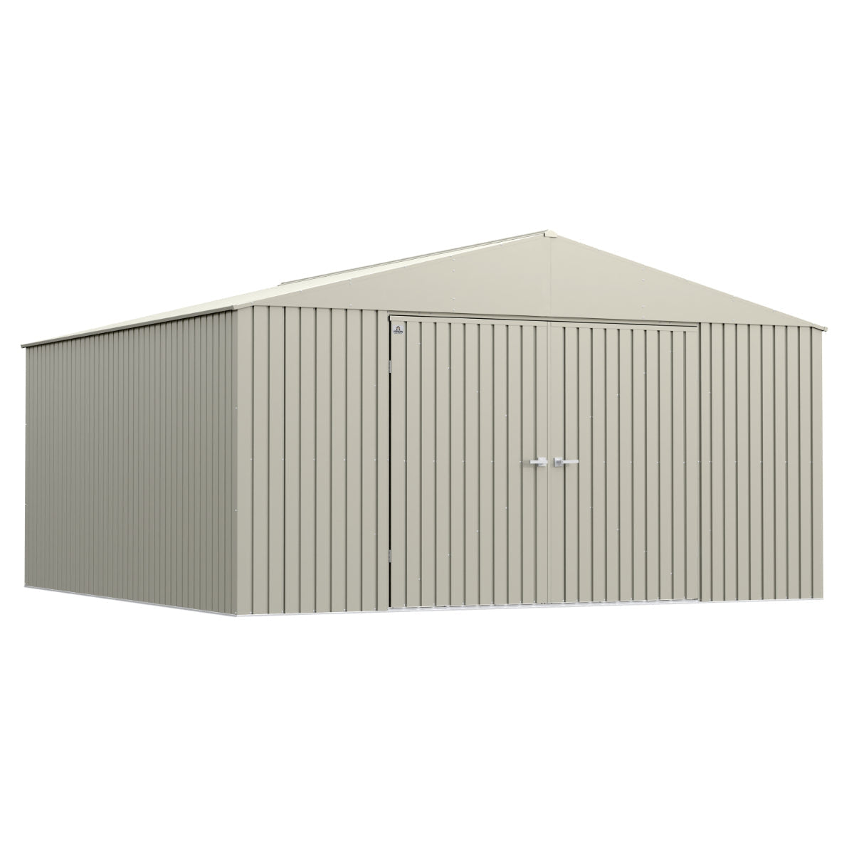 Arrow Elite Steel Storage Shed 14 x 14 ft.-Delightful Yard