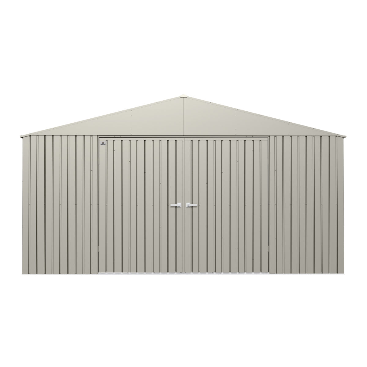 Arrow Elite Steel Storage Shed 14 x 14 ft.-Delightful Yard