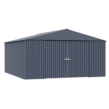 Arrow Elite Steel Storage Shed 14 x 16 ft.-Delightful Yard