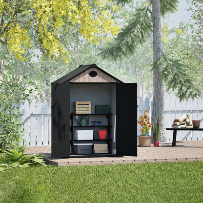 Arrow Resin Storage Shed 6 x 4 ft.-Delightful Yard