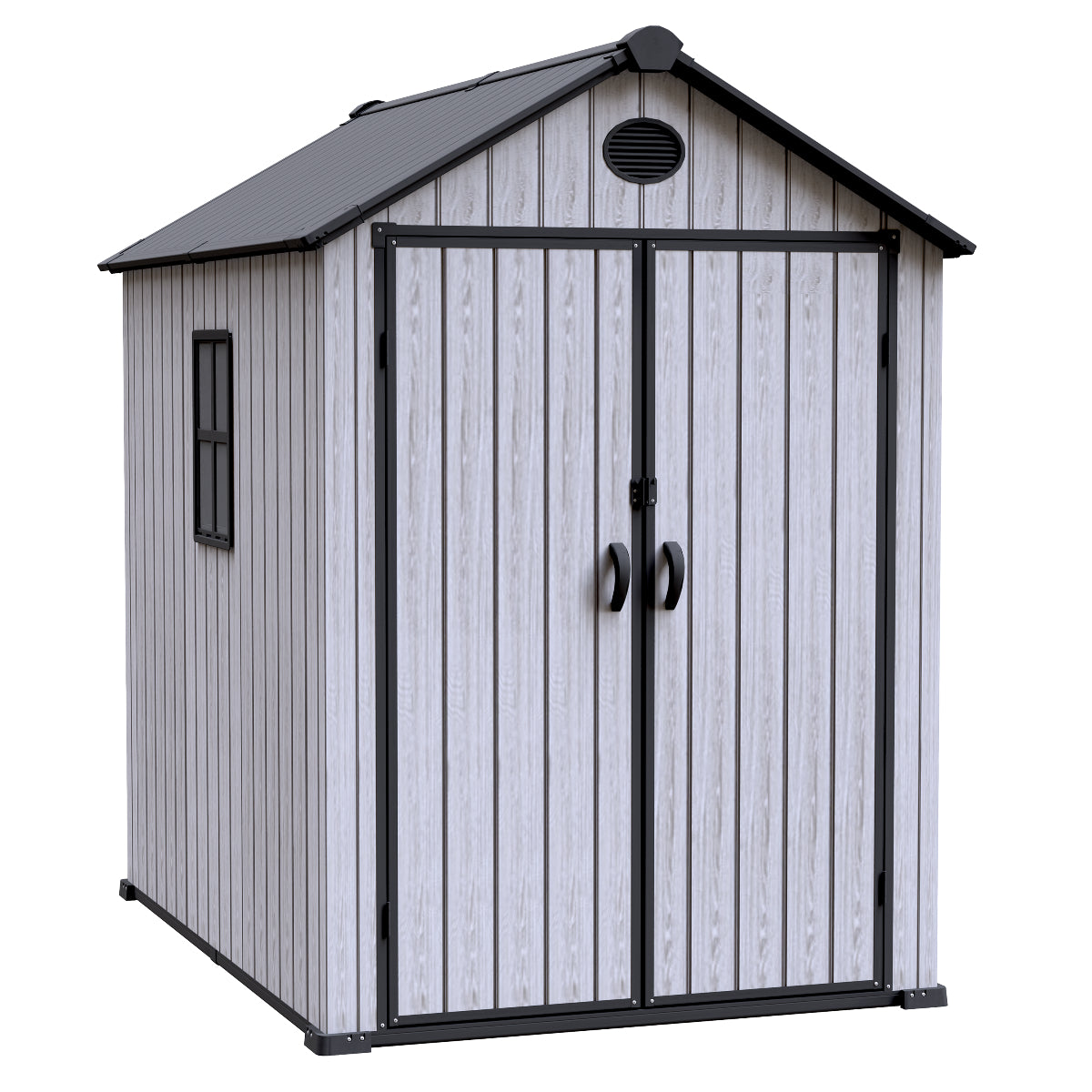 Arrow Resin Storage Shed 6 x 8 ft.-Delightful Yard