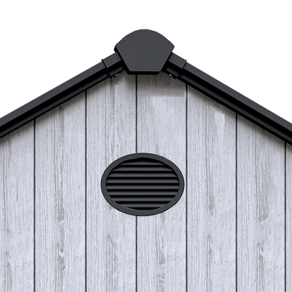 Arrow Resin Storage Shed 8 x 10 ft.-Delightful Yard