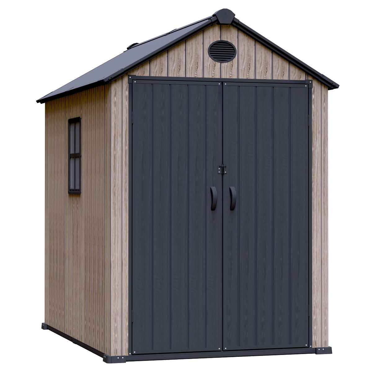 Arrow Resin Storage Shed 6 x 8 ft.-Delightful Yard