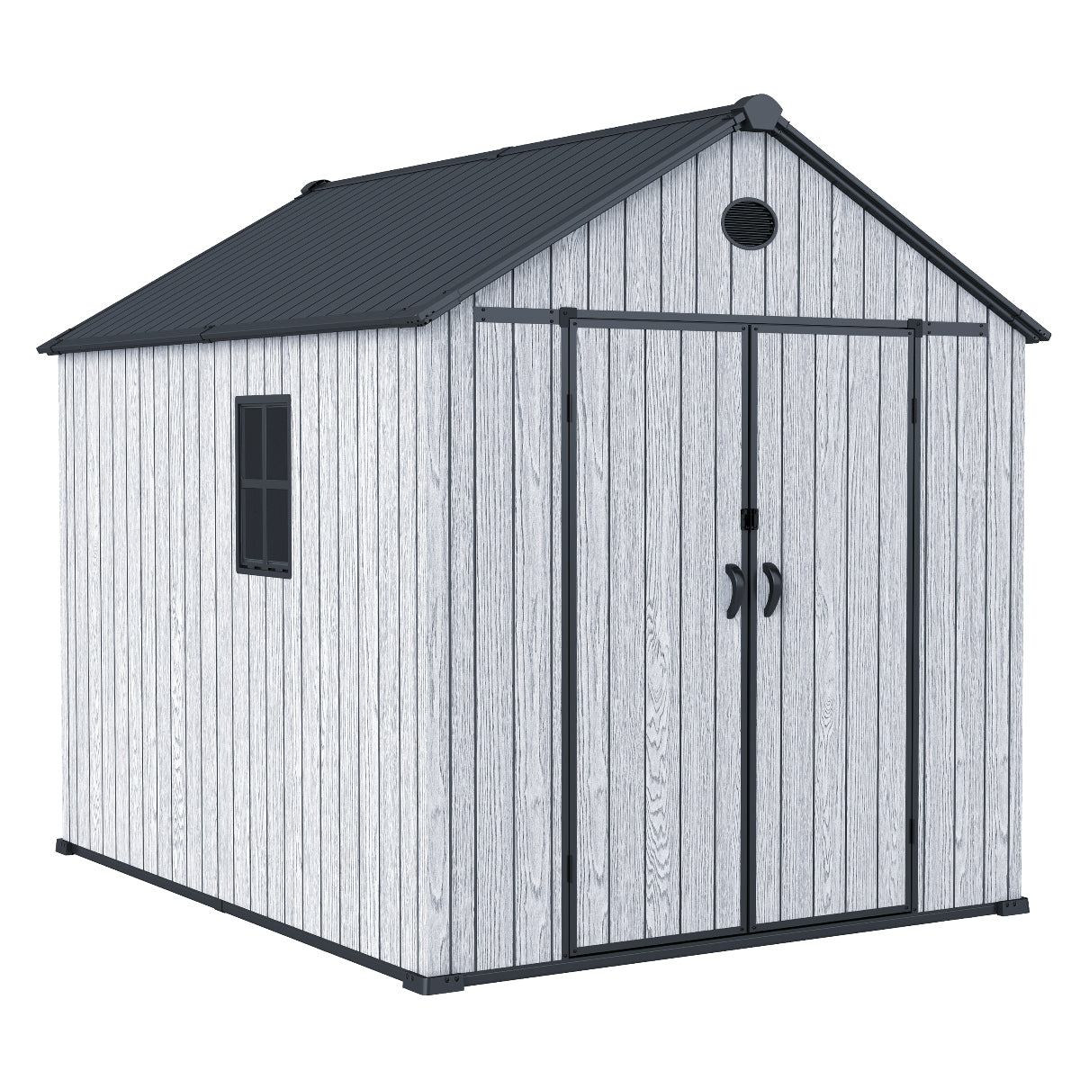 Arrow Resin Storage Shed 8 x 10 ft.-Delightful Yard