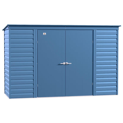 Arrow Select Steel Storage Shed 10 x 4 ft. | Pent Roof-Delightful Yard