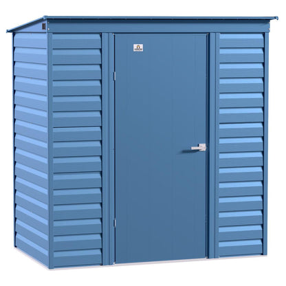 Arrow Select Steel Storage Shed 6 x 4 ft. | Pent Roof-Delightful Yard